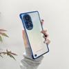 Funda galvanizada sin bordes para Huawei Honor 90pro, funda transparente para media bolsa para Nova10, Honor magic5pro