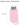 Venta Directa de Fábrica Super Botella de Alcohol de Aluminio-Plástico con Cierre, Botella para Quitaesmalte, Botella con Dispensador de Presión, Botella Portátil de Agua para Limpiar Placas