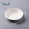 Plato de papel de pulpa de caña de azúcar plato de papel tazón de papel plato de pulpa desechable 6 7 8 9 10 pulgadas Blanco color natural plato de pulpa de caña de azúcar redondo