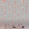 Decoración de fondo para fiesta de cumpleaños de producto nuevo transfronteriza para 16, 18, 30 años, números de estrella coloridos, suministros de pancarta de cumpleaños