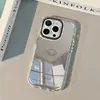 Funda de Teléfono Espejo para Gatito Biyi Adecuada para iPhone 17 Pro Max, Aceite 1615 Dibujo Animado 14 Manzana 13 Pro