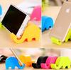 Elefante colorido doce em forma de elefante em forma de telefone móvel titular desktop multi-funcional universal suporte fixo pequeno suporte titular
