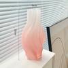 Florero de Vidrio Esmerilado con Forma de Tornado Ins Arreglo Floral Decoración para Sala de Estar Mesa de Comedor Adornos Estilo Ins Cerámica Imitación Degradada