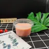 Atacado de fábrica 200ml copo descartável para sopa copo para gelatina copo para pudim pode ser selado com tampa leite de pele dupla tigela transparente 250