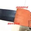 Cinturón de cuero para hombre de primera capa de piel de vaca de 50 mm de grosor, hebilla de cobre antiguo, cinturón de cuero para hombre, cinturón de electricista perforado de estilo antiguo, piel de vaca amarilla