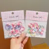 Gomas para el pelo de pulgar de colores de caramelo de dibujos animados para niños, Diademas para bebé, Gomas elásticas de alta elasticidad para niñas pequeñas, Cuerdas para el pelo para niñas