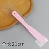 Herramientas de Belleza DIY Palillo Mezclador de Plástico para Mascarillas Raspador Aplicador de Mascarilla Corporal Cuchara con Forma de Media Luna para Crema de Ojos