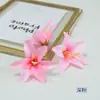 Cabeças de Flores Artificiais, Flores de Lírio Pequenas, Flores para Penteado, Enfeites de Cabelo Feitos à Mão, Flores de Seda, Materiais para Decoração de Caixa de Presente, Arranjo de Mesa