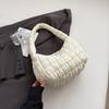 Bolso Nube Plisado Popular de Verano para Mujer 2025 Nueva Moda Casual Versátil Bolso Satchel de Hombro Bolso Cruzado para Viajes