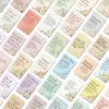 Conjunto Transfronteiriço de 36 Cartões com Versículos Bíblicos Encorajadores e Motivacionais de Cor Clara, Materiais para Diário, Cartões de Texto para Decoração de Parede