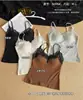 Camisola sexy brillante de cuello en V estilo coreano de otoño con copas interiores, suave y amigable con la piel, parte trasera de tela satinada suave, chaleco 5095