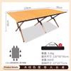 Conjunto de Mesa e Cadeiras Dobráveis para Exterior para Acampamento e Piqueniques, Conjunto de Mesa e Cadeiras Portátil para Acampamento e Montagem de Barracas