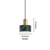 Luminária pendente de balcão de bar designer minimalista nórdico com design de mármore, luminária moderna simples e de luxo leve para sala de jantar e cabeceira