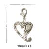 Llavero de Mariposa Retro Americano Moderno Genial Estilo Chica Caliente Milenial Colgante para Bolso Dulce Genial Accesorios para Zapatos Decoraciones para Zapatos