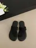 Sandalias planas de lino estilo minimalista Chuyuji para mujer, nuevas 2026, versátiles, casuales, para la playa