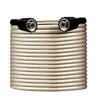 Manguera de Lavado a Presión Karcher Transfronteriza para Coche 15m M22-14 Conector de Cobre Tubo de Extensión Máquina de Limpieza Pistola de Agua Tubo de Salida
