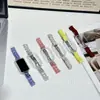 Case com pulseira de relógio integrada de cintura fina adequado para Huawei Band 11 11Pro, capa protetora de pulseira transparente brilhante e colorida