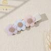 Clip Japonés y Coreano de Nuevo Estilo Más Vendido Flor Simple de Cinco Pétalos para Niños Accesorios para el Cabello de Flor Tricolor para Niñas Tocado Todo en Uno para Bebé