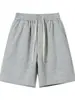 Shorts Esportivos com Vibe High Street para Homens Verão Peso Pesado Absorvente de Suor Respirável Comprimento até o Joelho Calças Americanas Fitness Basquete Calças de Cinco Pontos