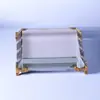 Enfeites de Bolsa Abençoada com Folha de Ouro de Cristal 3D Artesanato de Cornucópia e Cabaça Decorações para Casa e Escritório Presente de Inauguração