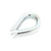 Rigging de Hardware Anel Din6899B, Anel em Forma de Coração, Acessórios para Grampo de Cabo de Aço, Fecho de Velcro, Formato Oval