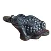 Adorno de Cicada de Jade con Tinta Negra 20 cm Adorno de Sapo Dorado Cicada Dorada de Tres Patas Manualidades de Oficina Decoración del Hogar Venta al por Mayor