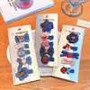 Pinza para el pelo azul denim con forma de corazón para niños, accesorio para el pelo, pinza con borde de estrella para niña, nuevo estilo 2025, pinza para el pelo bb para el pelo de bebé de niñas
