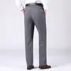 Pantalones Casuales de Lino para Hombre 2026 Verano Delgados Sueltos Pierna Recta Pantalones de Vestir tipo Papá Pantalones Largos de Tencel para Hombre