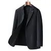 Chaqueta de traje para hombre de pana Leishibote, estilo casual de negocios para primavera y otoño, ropa de hombre nítida y elegante, en stock para venta al por mayor