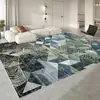 Alfombrilla de suelo para sofá estilo crema de alta gama, Alfombra antideslizante para dormitorio junto a la cama, Alfombra de mesa de centro de lujo ligero, Alfombra de sala de estar