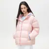 Chaqueta con Capucha de Algodón para Pareja Jack Chuan Yang Invierno Engrosada Cálida Holgada Abrigo de Algodón Tendencia Versátil Superior Chaqueta de Algodón