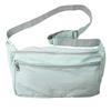 Bolsa de Peito Feminina Ins Ruiying Versátil Simples Grande Capacidade Bolsa Transversal Estilo Japonês Casual Cor Sólida Bolsa de Ombro para Estudante Universitário para Homens