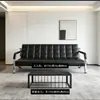 Sofá de oficina, simple y moderno, para recepción de oficina, sofá de tres plazas con mesa de centro, arte de hierro, sofá ordinario, asequible