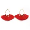 Pendientes de Aro Metálico con Borla de Abanico de Colores Accesorios para el Cabello Accesorios Colgantes Hechos a Mano DIY Colgante para Llave Colgante Pequeño