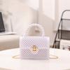 Novo saco de geleia de PVC 2024 Casual Hollow Mini Bag envelope vermelho saco pequeno saco Crossbody saco sacos de sílica