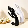 Soporte para joyas, soporte para exhibir anillos, modelo de figura humana simulada, adorno para exhibir joyería de cuello, accesorio para exhibir joyas