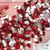 Strass Vermelho Plano para Nail Art no Atacado, Mini Strass Vermelho Olho de Cavalo Gota d'Água Plano com Formatos Irregulares, Decorações de Strass para Unhas de Estilos Mistos