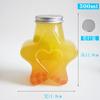 Botella de Té con Leche de Dibujos Animados Oso Yang Zhi Ganlu Celebridad de Internet Botella de Empaque Vaso de Plástico con Tapa Empaque Desechable para Bebidas