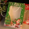 Sacola de Tote de Natal Caixa de Presente Sacola de Presente de Véspera de Natal Sacola de Presente de Natal Sacola de Embalagem de Natal Caixa de Presente para Buquê
