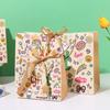 Bolsa de Regalo Bolsa de Papel de Color Transfronteriza Bolsa de Mano Souvenir con Cinta Regalo Festivo Regalo Bolsa de Embalaje de Ropa