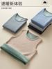 Invierno 420g forro polar polar chaleco térmico calefactable engrosado ropa interior para hombre calentamiento rápido bajo cuello redondo chaleco marea