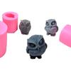 Nuevo producto transfronterizo: Serie Búho Torcido Molde de Silicona para Velas de Aromaterapia 3D para Jabón de Aceite Esencial DIY