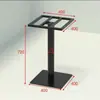Suporte de Pé de Mesa de Ferro Forjado Foshan, Base de Mesa Grande, Estrutura de Mesa de Metal, Pé de Mesa de Jantar Simples, Pé de Mesa