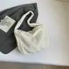Bolso Bandolera Nueva Moda Textura Simple Casual Gran Capacidad Bolso de Hombro Único para la Axila Bolso Tote de Invierno para Mujer