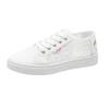 2024 Verano Nuevo Encaje Transpirable Zapatos Blancos Zapatos de Estudiante Estilo Coreano Zapatos de Lona de Malla Zapatos Planos Dropshipping