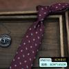 Corbata Ropa Formal para Hombre Estilo Coreano Británico Negocios Retro Estilo Europeo y Americano Borgoña Novio y Padrino Boda 8cm Estilo Hecho a Mano