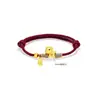 Pulsera Roja para el Año del Caballo, Plata Pura 999, Buena Suerte y Riqueza, Regalo de Año Nuevo, Pulsera Hecha a Mano de Hilo Rojo