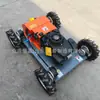 Cortador de grama inteligente ZY550 com tração nas quatro rodas e controle remoto para pomares, fazendas, capina e manutenção de gramados e quadras