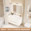 Lavabo de cerámica de gran diámetro combinación de mueble de baño lavabo grande lavabo cerámico integrado lavabo oceánico tamaño grande lavabo de vientre para baño