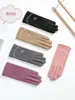Luvas Femininas Novas Grossas e de Veludo Quentes para Outono e Inverno Luvas de Veludo à Prova de Frio para Uso Externo Luvas de Veludo para Ciclismo e Direção Roupas de Trabalho Luvas